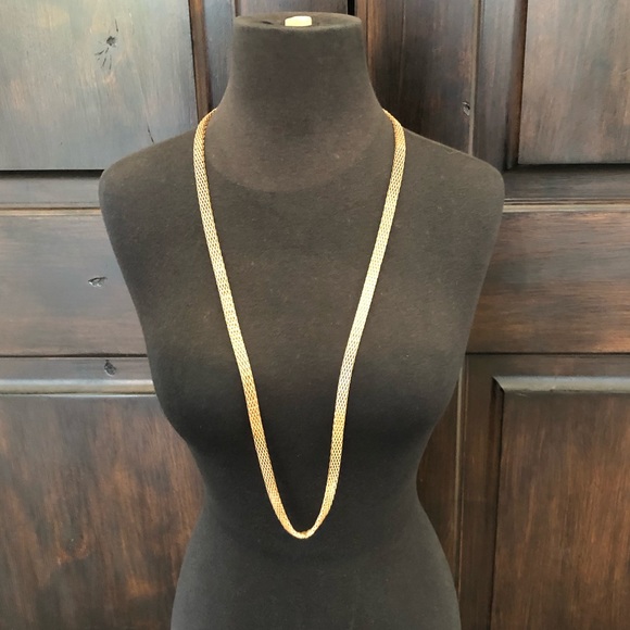 Jewelry - faux gold chain 36” chain link necklace gold tone